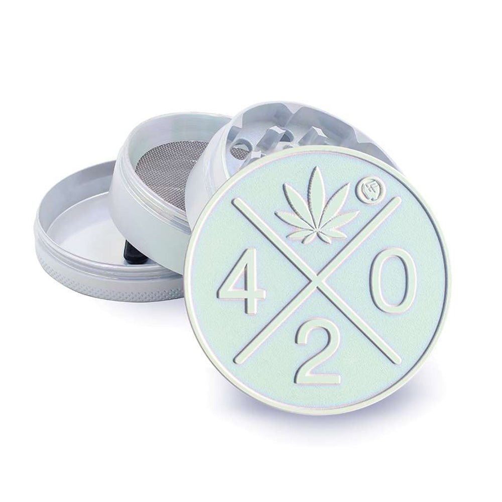 FIRE - FLOW™ Grinder – Icy Pearl 420 (60mm) - 7SMART