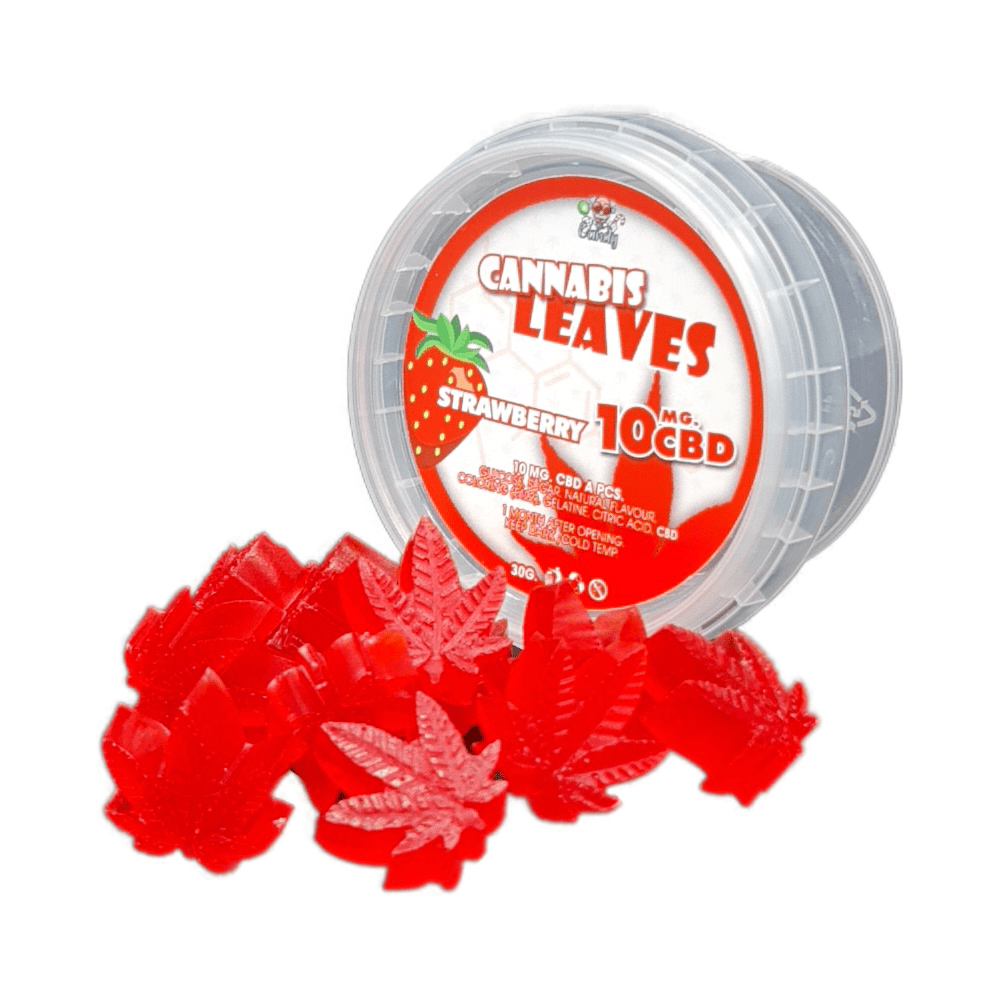 CBD Cannabis Leaves Strawberry 10mg - 7SMART