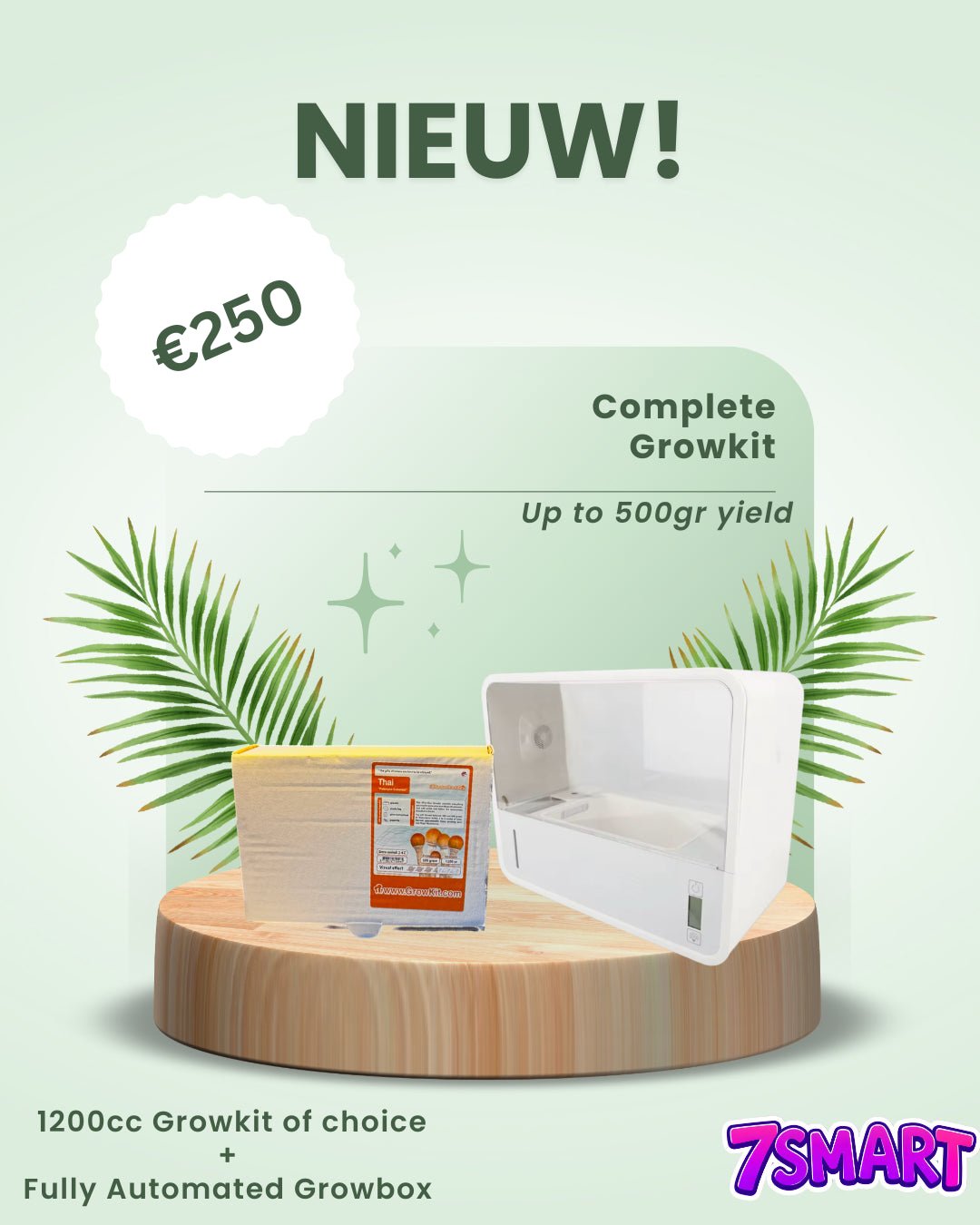 Complete Mushroom Growkit - 7SMART