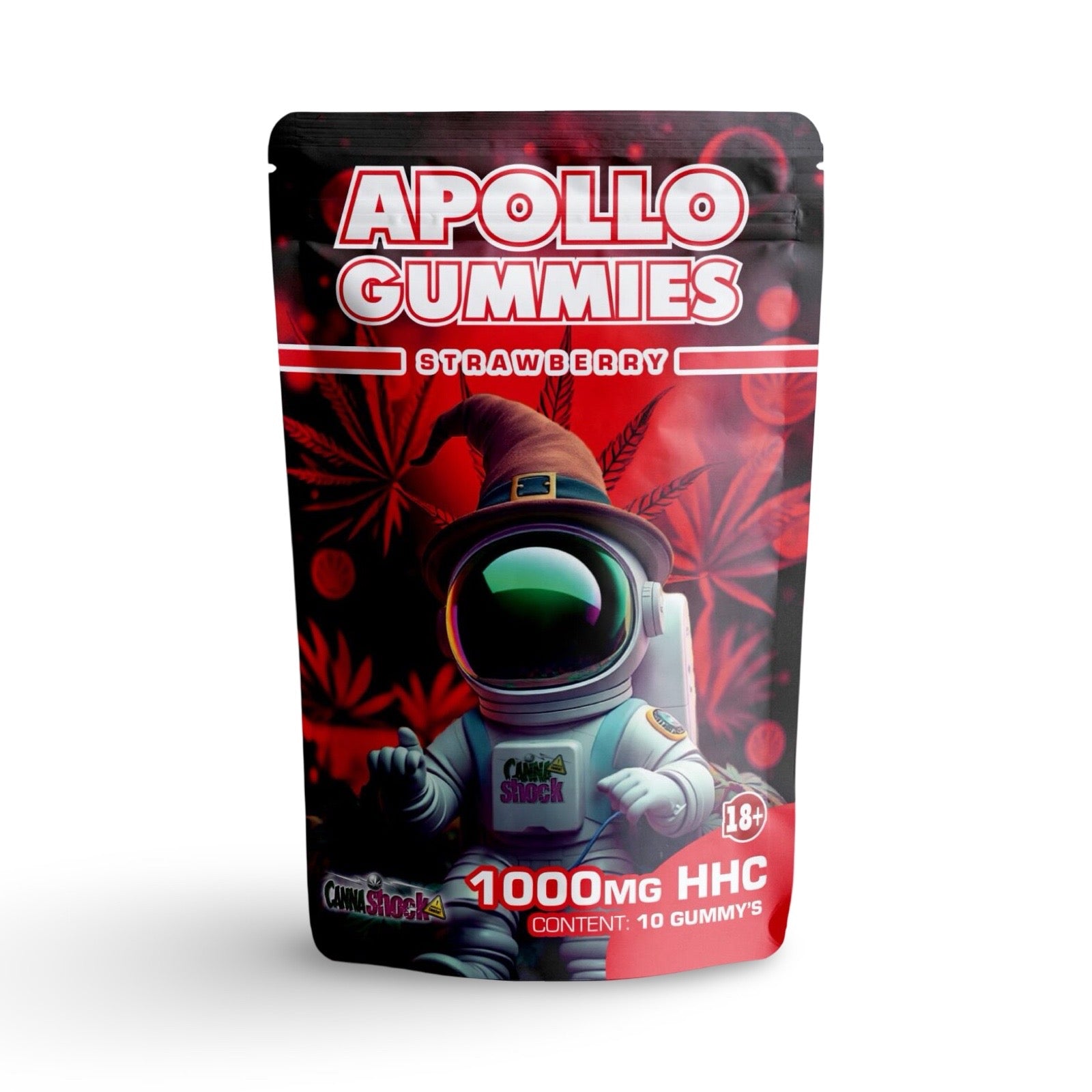 Apollo HHC Gummies - 1000mg Totaal - Aardbei, Kersen, Blauwe Bosbessen (10 stuks) - 7SMART