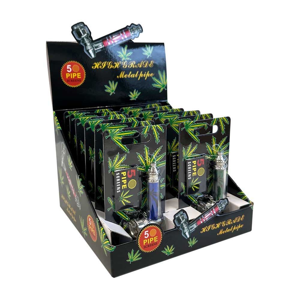 Metal Smoke Pipe + 5 screens - 7SMART