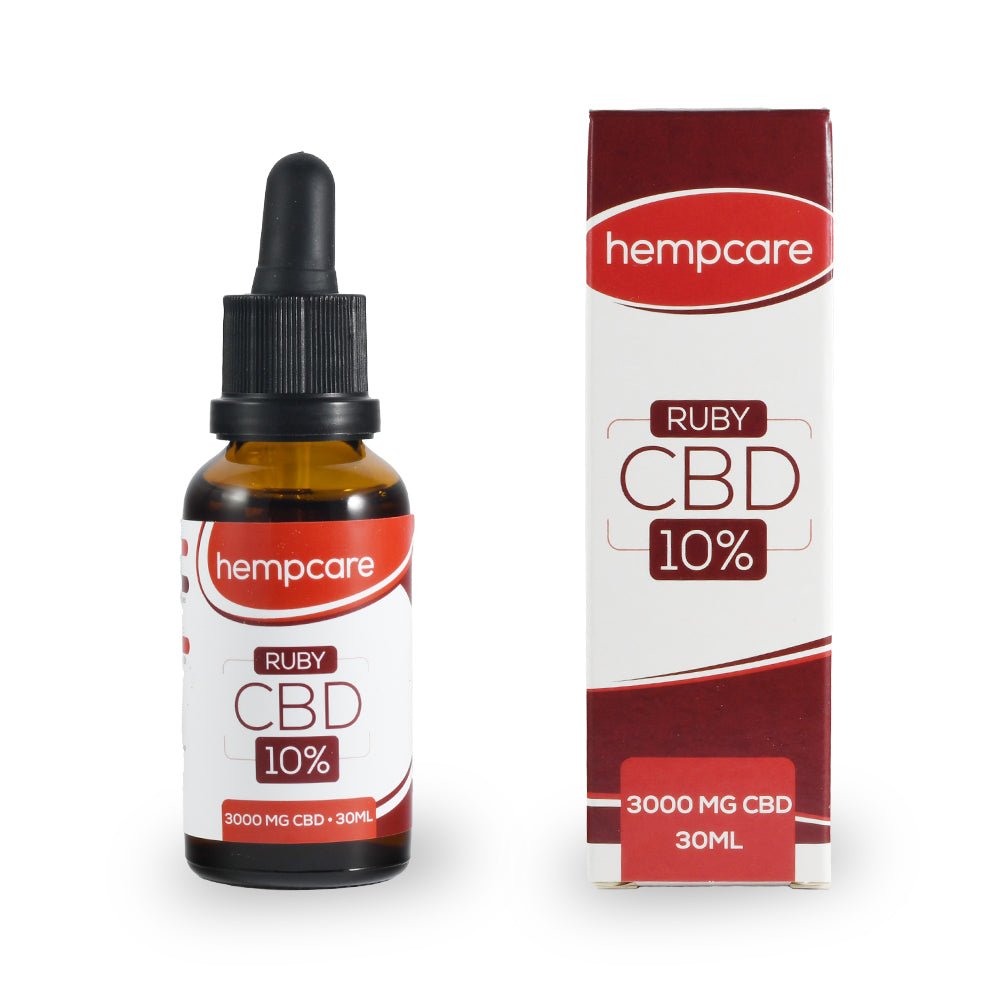 HempCare RUBY 10 procent CBD Olie - 30 ml - 7SMART