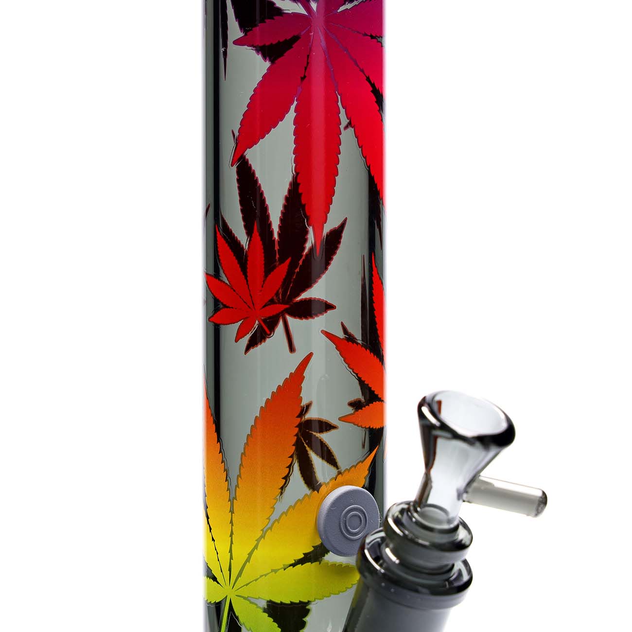 FIRE - FLOW™ X Black Leaf Bong LEAVES GRADIENT - 7SMART